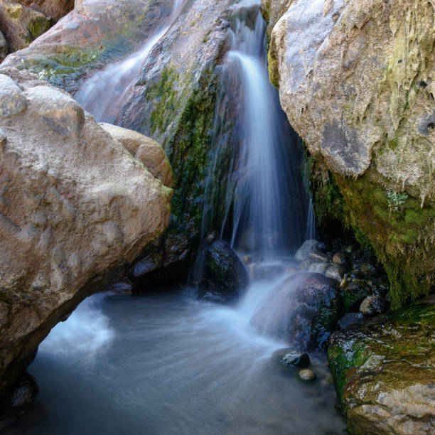 Small waterfall of the Caucasus, Dzhily SU. Сaucasus
