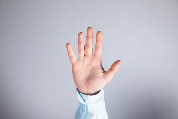 istock isolated male palm 1361328709