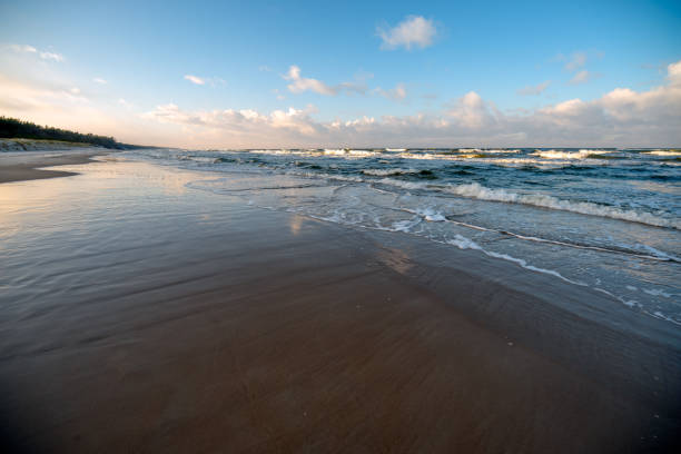 istock Winter landscape on the beach in Karwia 1361329638