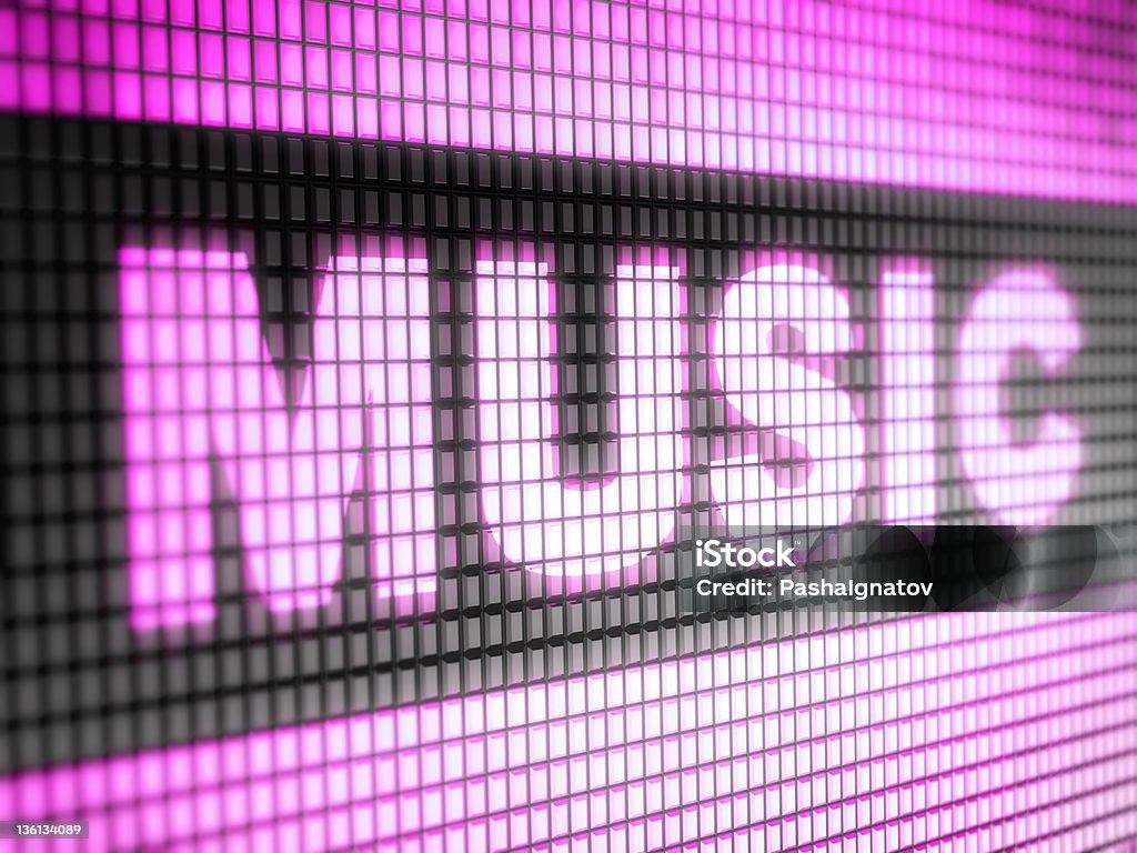 Música de - Royalty-free Apresentador Foto de stock