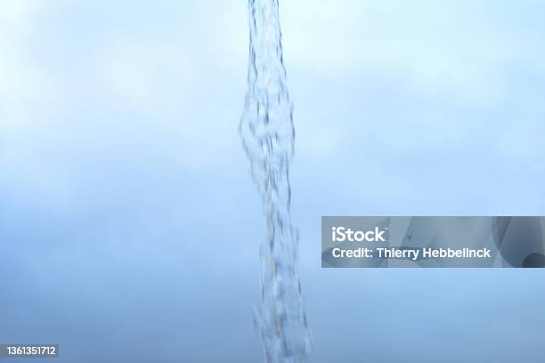 Fresh Salt Water Stock Photo - Download Image Now - Stream - Body of Water, White Background, Abstract