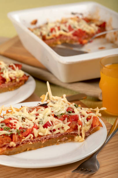 istock Homemade pizza after baking prepare for eating. 1361355153