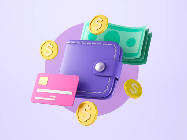 istock Wallet with money and credit card 1361365096