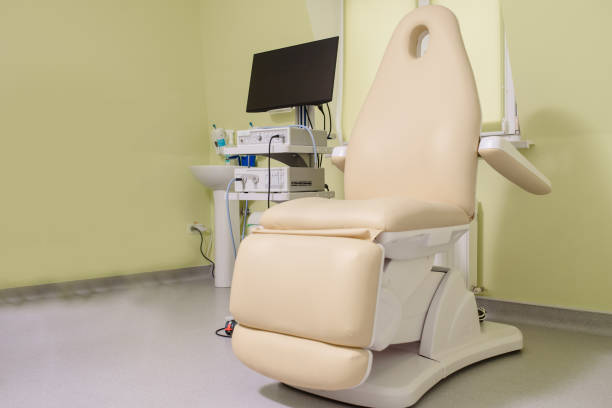 istock New led endoscopy ent workstation equipment. Ear, nose and throat endoscopy 1361371830