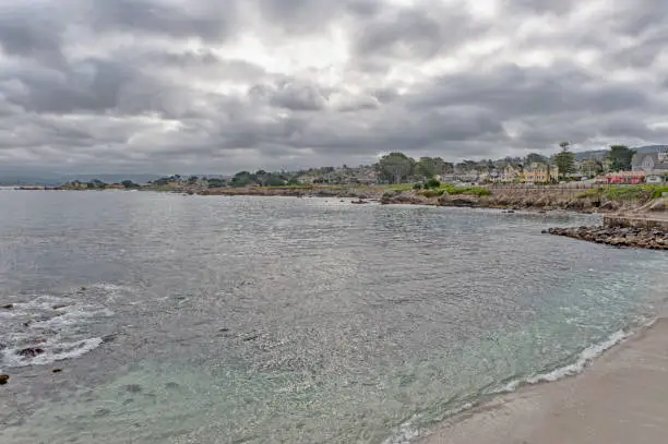 Photo of Monterey Bay Shoreline Beach and Residence