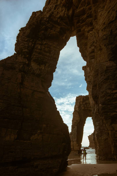 istock Las Catedrales Beach, Galicia-Spain. 1361392067