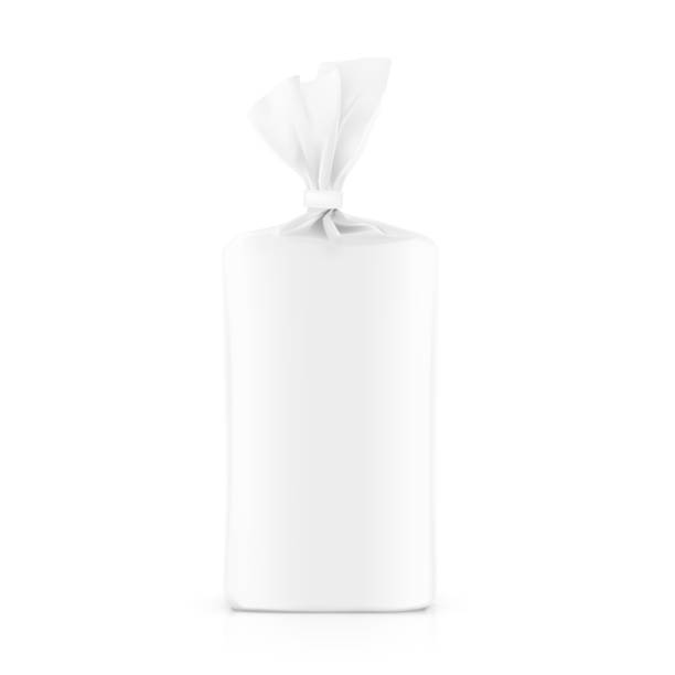 istock Vertical bag mockup with clip band. Vector illustration isolated on white background ready and simple to use for your design. 1361392612