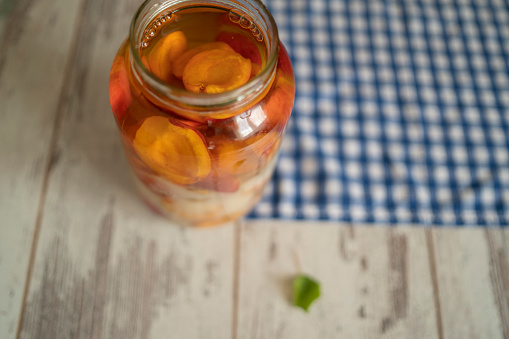 Jar of Apricot preserves