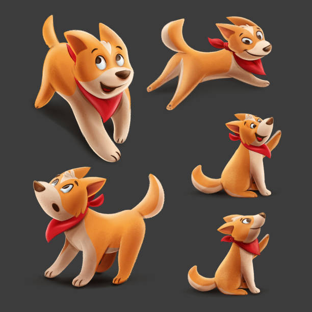 istock set of cartoon dogs for illustrated graphics 1361396973