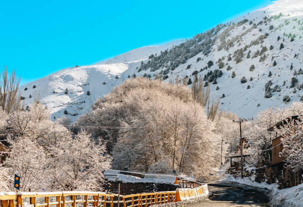 istock landscape with snow-covered mountains 1361399939