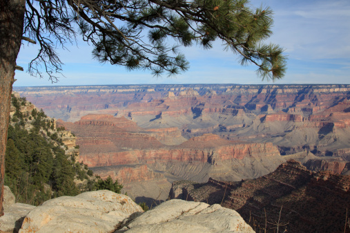 a scenic landscape of the grand canyon south rim