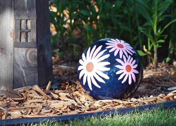 istock Flowers on Bowling Ball 1361402292