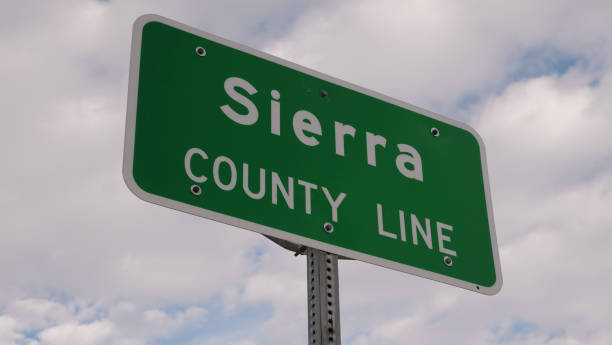 Sierra County California Public Welcome SIgn