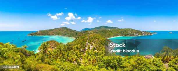 Aerial View Of Koh Tao Island Stock Photo - Download Image Now - Koh Tao - Thailand, Thai Culture, Thailand