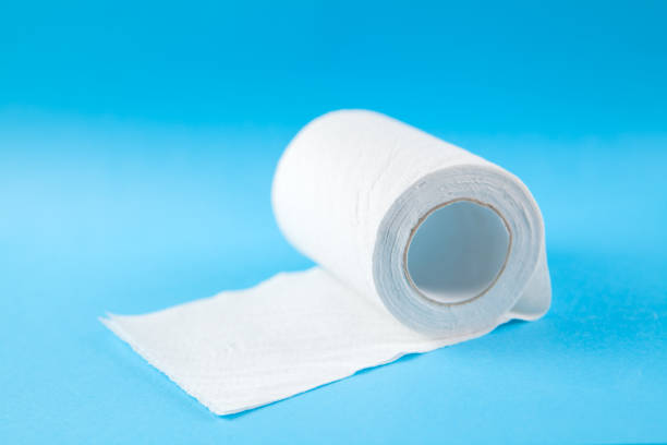 istock toilet paper on blue background 1361408072
