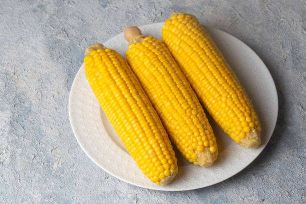 istock Sweet boiled corn, food concept photo 1361414783