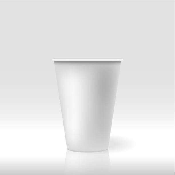 istock Mockup of a glass for various drinks. Coffee, tea, water, juice, and other drinks. eps 10 1361417993