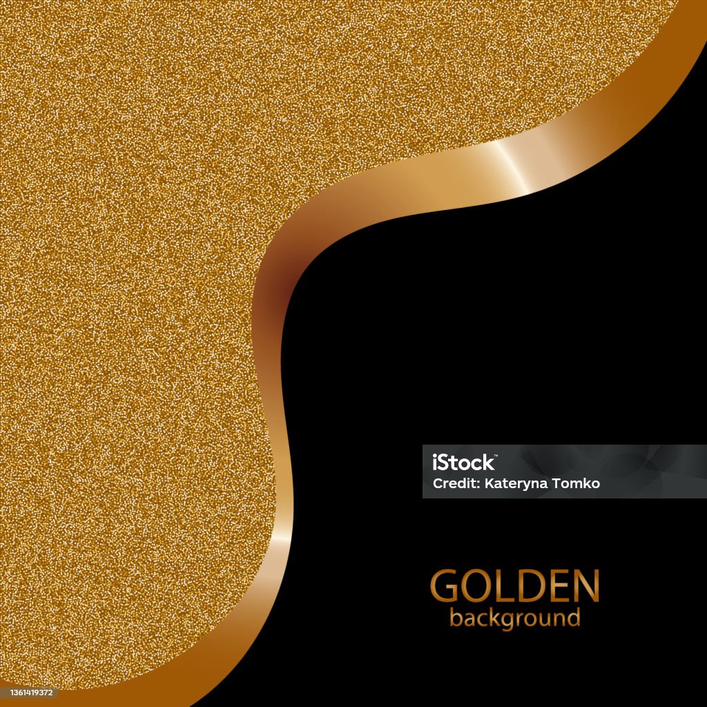 Golden Ride Backround Shiny Golden Background Abstract Graphics Festive Background Eps 10 ...