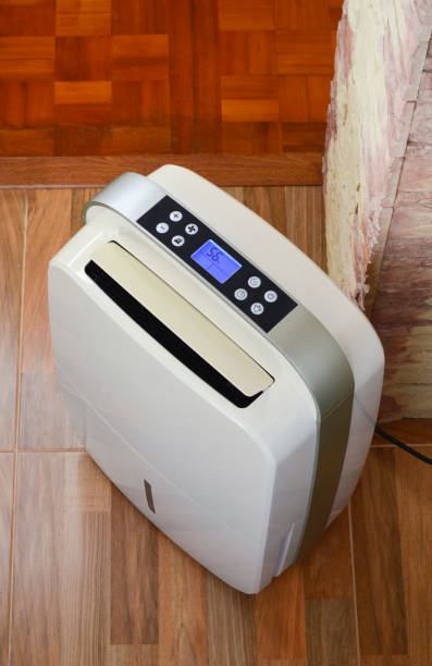 istock Modern technology house dehumidifier, control of temperature and indoor climate 1361426317