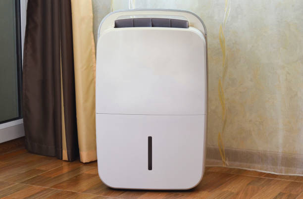 istock Modern technology house dehumidifier, control of temperature and indoor climate 1361426321