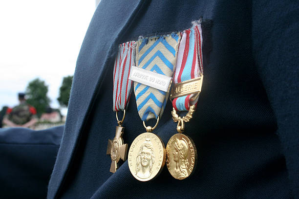French Veteran Soldier Medals from World War 2