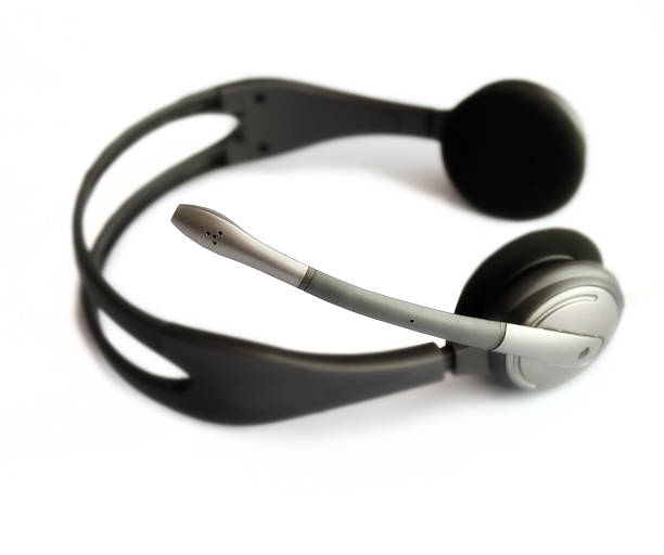 istock Headphones isolated on white 136144994