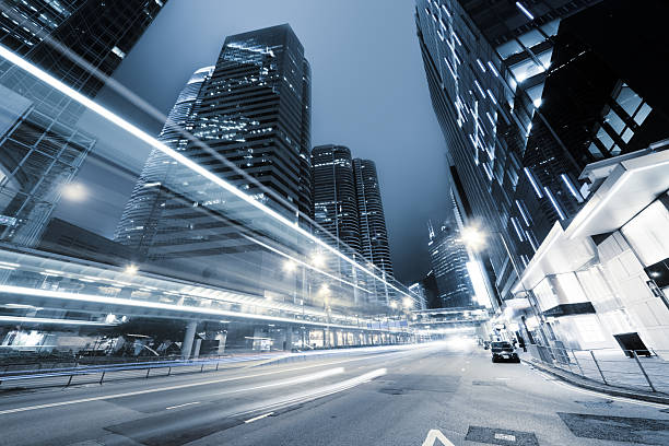 istock traffic in Hong Kong at night 136145096