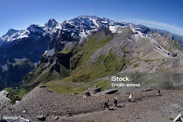 Góra Jungfrau Góra Eiger Góra Monch Szwajcaria - zdjęcia stockowe i więcej obrazów Alpy Szwajcarskie - Alpy Szwajcarskie, Aster, Berneński Oberland