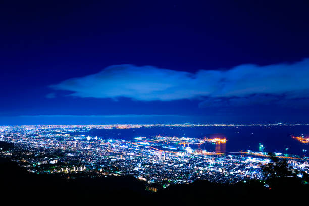 Night view of Kobe seen from Kikuseidai