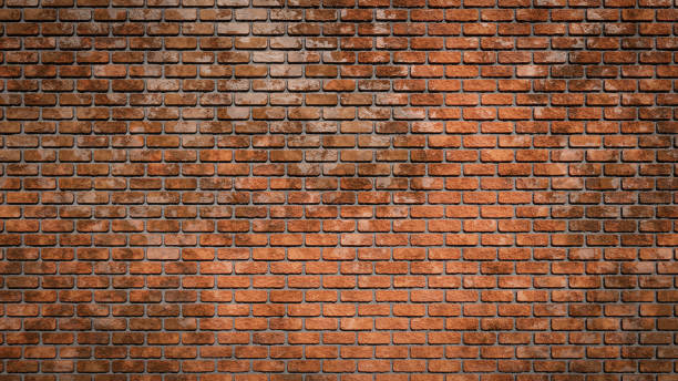 istock 3d realistic brick wall of red color, 3d rendering 1361459800