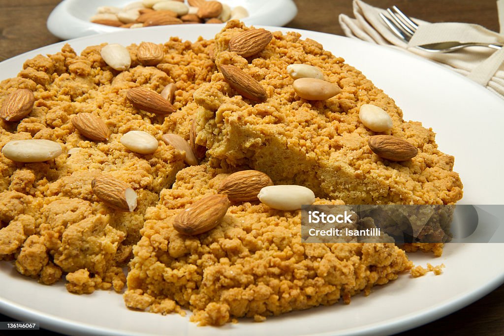 italian cake with almonds Almond Stock Photo