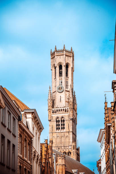 istock Traditional Cathedral building in Bruges, Belgium 1361468304