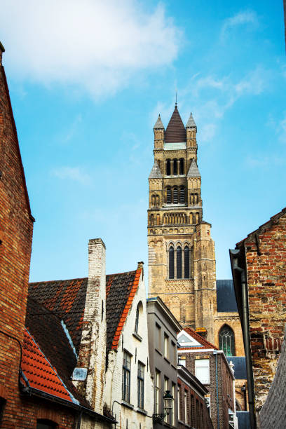 istock Bruges Square in Bruges, Belgium 1361468306