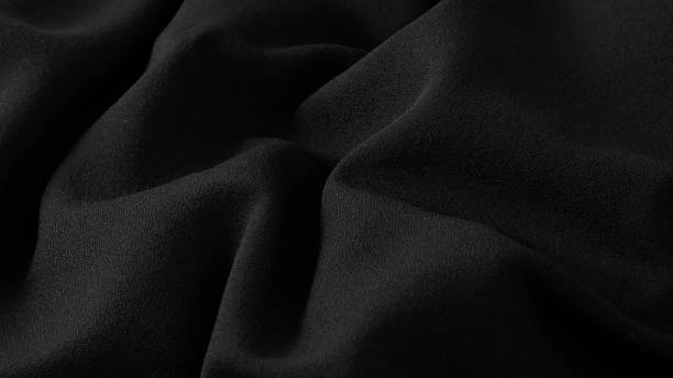 istock elegant black fabric texture, wrinkled fabric as a background 1361470587