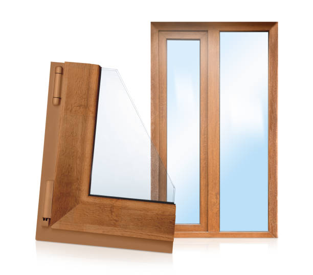istock Window and sample of profile on white background 1361486389