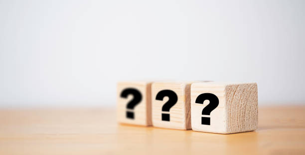 istock Question mark print screen on wooden cube block with copy space for question and answer concept. 1361506645