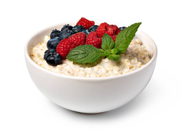 istock prepared oatmeal with berries 1361510252
