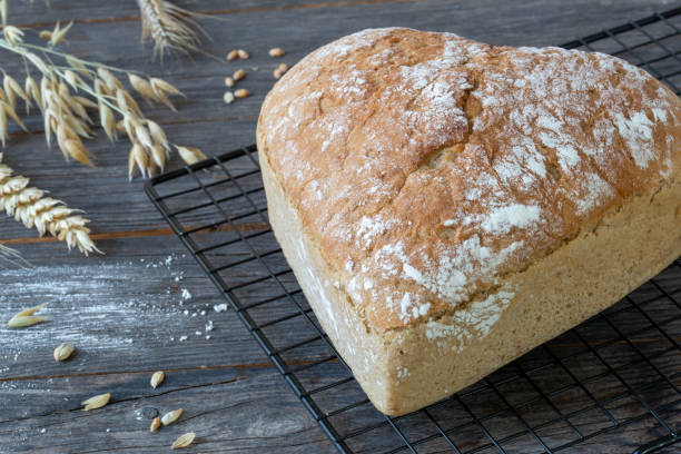 istock whole grain bread in heart shape, food 1361510271