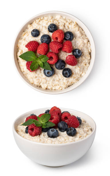 istock prepared oatmeal with berries 1361510400
