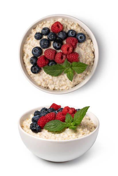istock prepared oatmeal with berries 1361510418