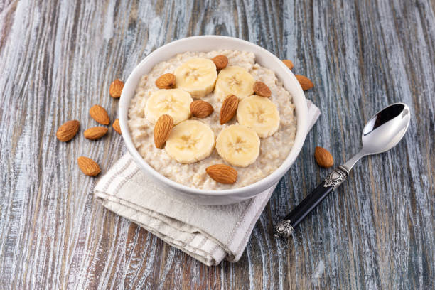 istock prepared oatmeal with berries 1361510423