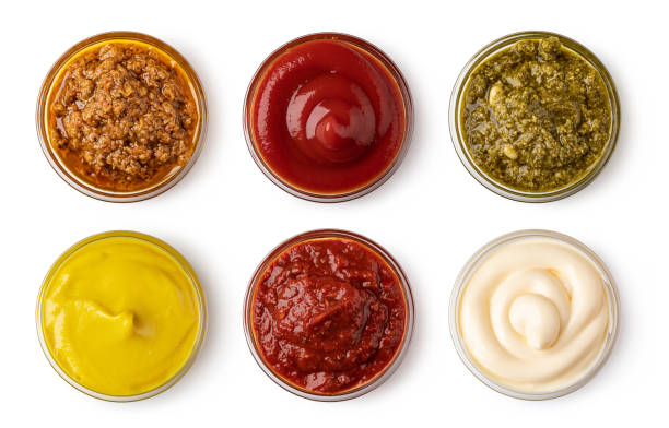 istock set of bowl with sauce 1361510486