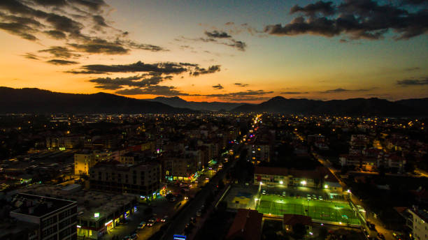 istock In the Aegean, the sun sets with love. 1361511282