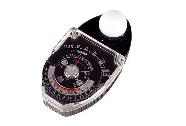 An old Sekonic light meter. (No unsharpen mask used; clipping path included)