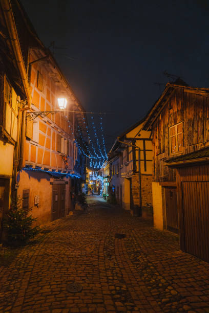 istock Alsace region decorated for  Christmas 1361516234