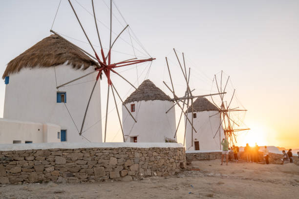 istock The famous windmills on Mykonos Island 1361516271
