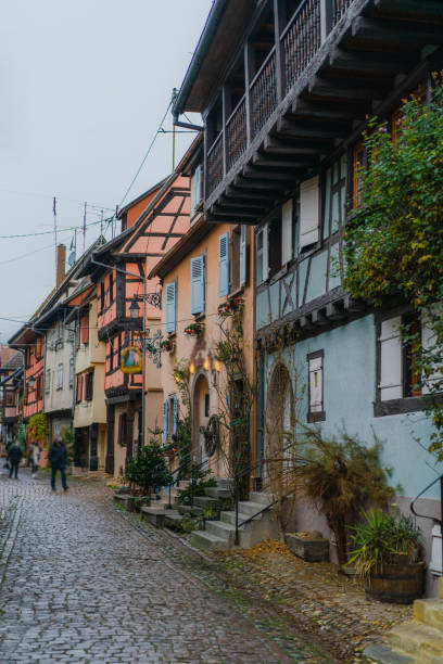 istock Alsace region decorated for  Christmas 1361518339