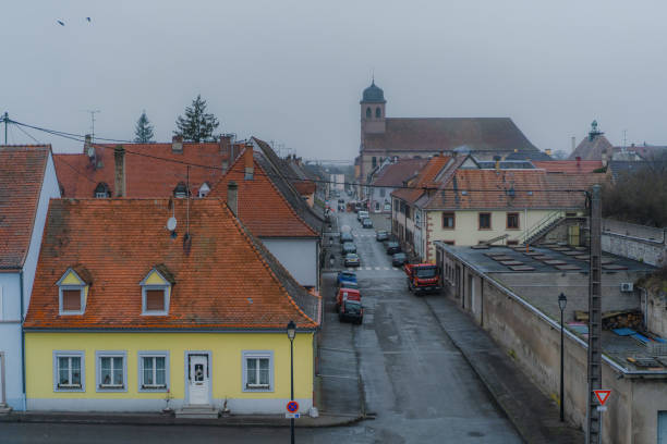 view over the roofs of Bamberg in bavaria in Germany