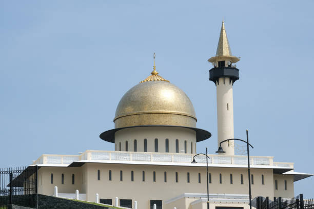 istock Mosque with Golden Dome 1361537878