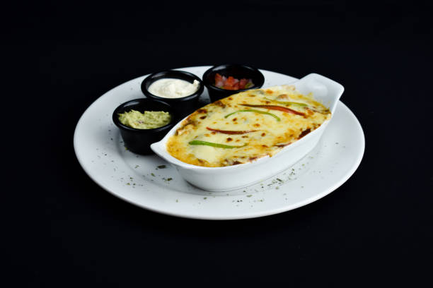 Mexican and texan fast food, food dishes